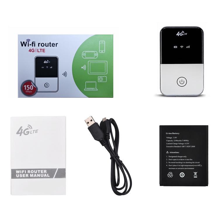 4G LTE Portable Mini Wireless Router with SIM Slot for Car and Personal Use