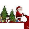 Wooden Christmas Door Topper Cute Santa Claus Door Corner Frame Sign for Holiday Home Wall Cabinet Shelf Decor