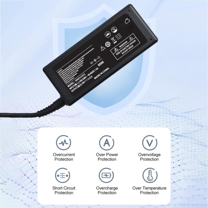 Универсальный адаптер питания AC100-240V в DC9V 3.42A Адаптер питания Преобразователи Кабель для ноутбука Эффективный блок питания