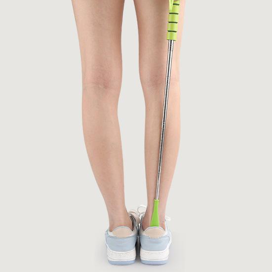 Телескопическая противоскользящая ручка из нержавеющей стали для обуви для пожилых мужчин и женщин, детей и стариков