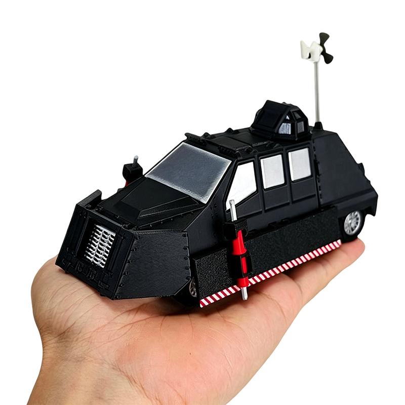 3D Printed TIV2 Tornado Interceptor Vehicle Model Removable Parts Storm Chaser Armored Car Desktop Decoration Collect Toy Gi