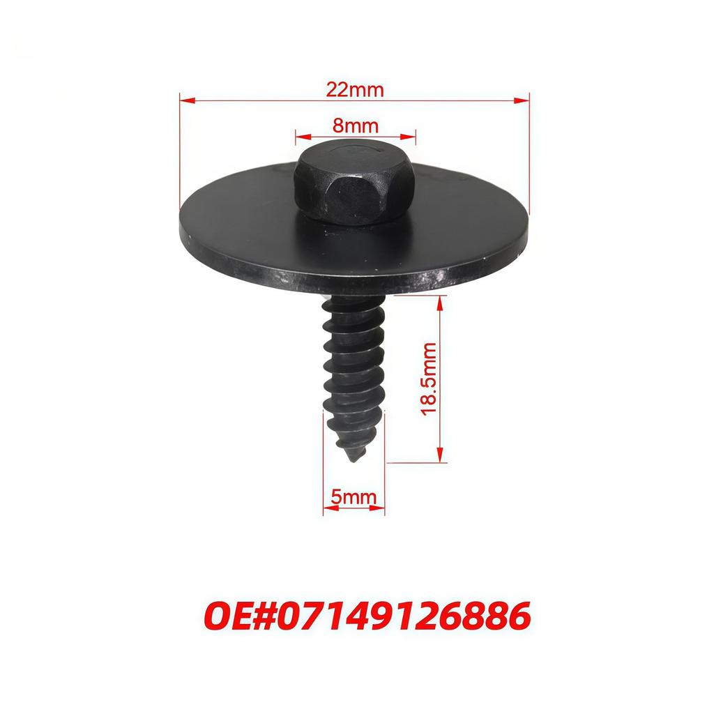 Набор из 20 винтов, гаек и клипс для бампера и крыла BMW