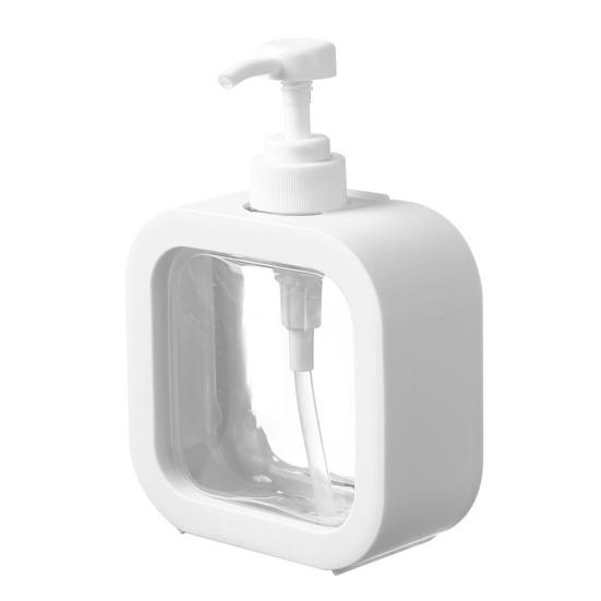 Бутылка для лосьона, герметичная, прозрачный дизайн, дозатор с помпой, широкое горлышко, пластиковая, водонепроницаемая
