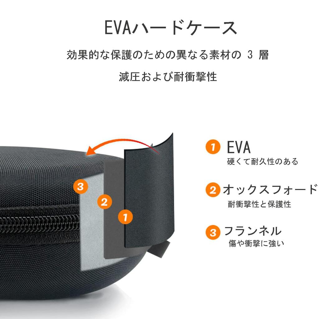YipuVR for Edifier W820NB Plus Headphone EVA Waterproof Headphone Storage Case Compatible with Edifier W820NB Sonys Hard Travel Carrying Bag Space for