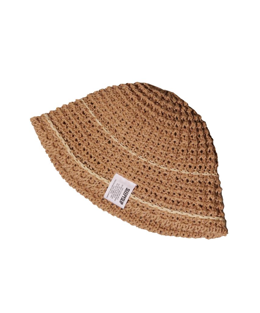 Минималистичная коричневая панама Seullipiseullib Line