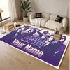 Custom Name Crystal Velvet Rug,Arctic Monkeys Comfortable Anti Slip Floor Mat For Room Decoration