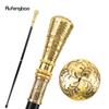 Трость с золотым цветком, модная декоративная трость, элегантная трость для косплея, ручка Crosier 90 см