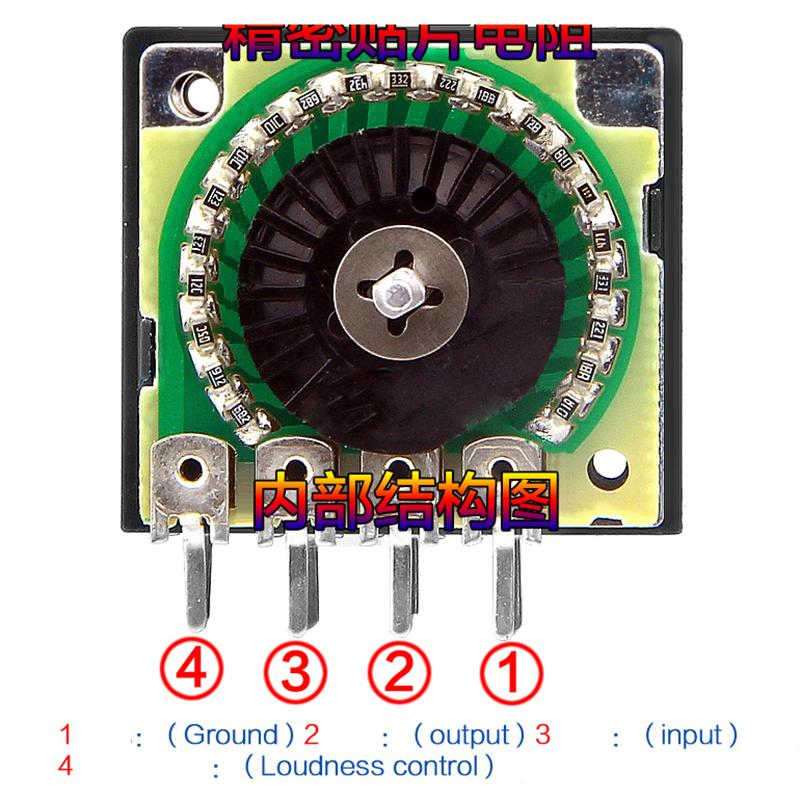 Original Japan ALPS RK27 RH2702 loudness control potentiometer volume switch board For HiFi Audio amplifier preamplifier system
