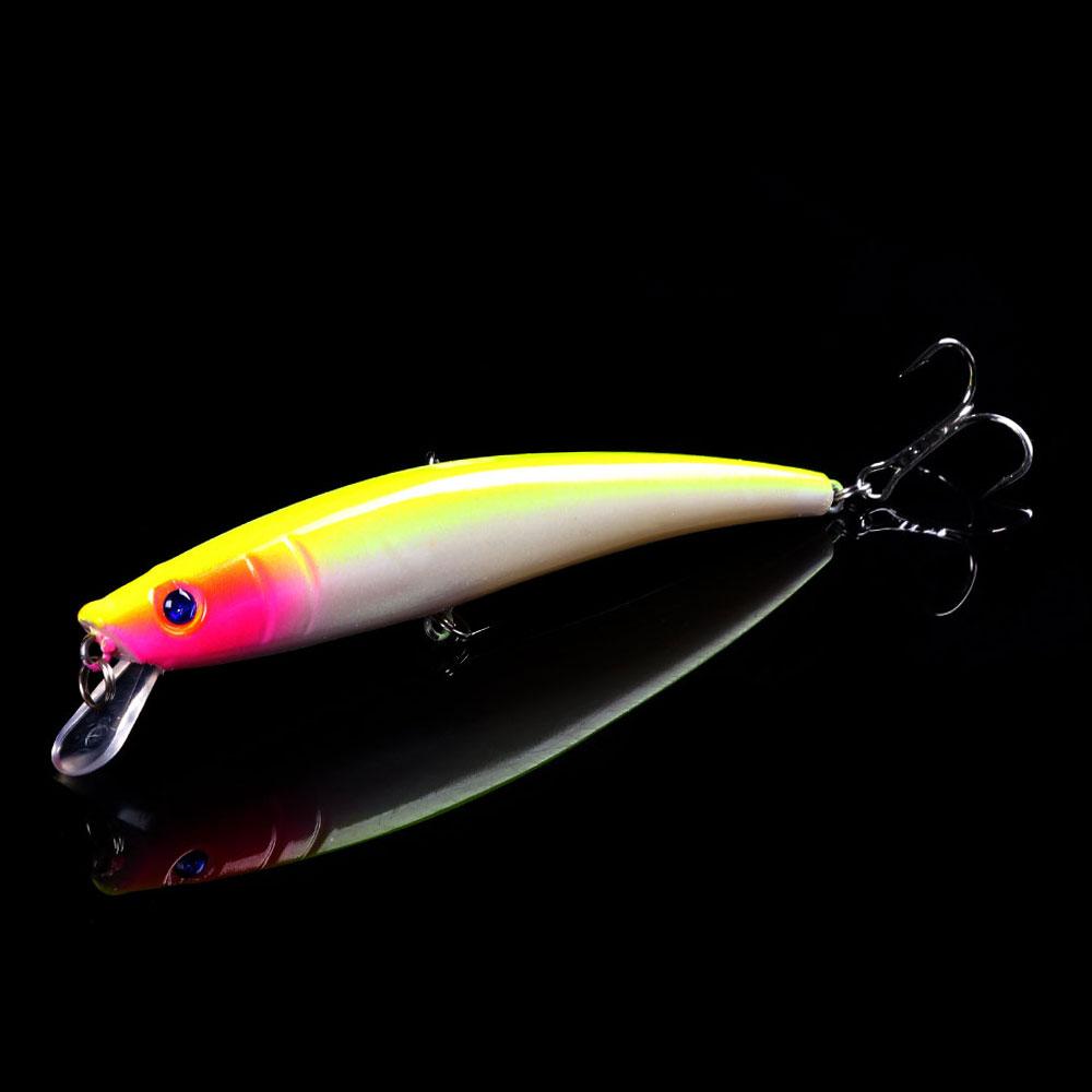 1PCS Minnow Fishing Lure Bass Crankbait Baits Fishing Tackle 11.2CM/11.5G