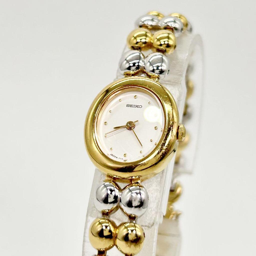 [USED] SEIKO 1221-5790 Two-tone Quartz Wristwatch