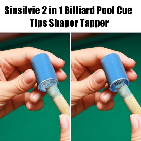 2-в-1 насадки для бильярдного кия, формирователь, легкий, портативный, удобный в переноске, многофункциональный, инструмент для ремонта насадки для бильярдного кия, формирователя палки