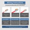 5X 10X Quick Wiring Connector Universal Compact Electric 0.08-4mm² Wire Connectors Conductor Splitter Terminal Blocks PCT-225