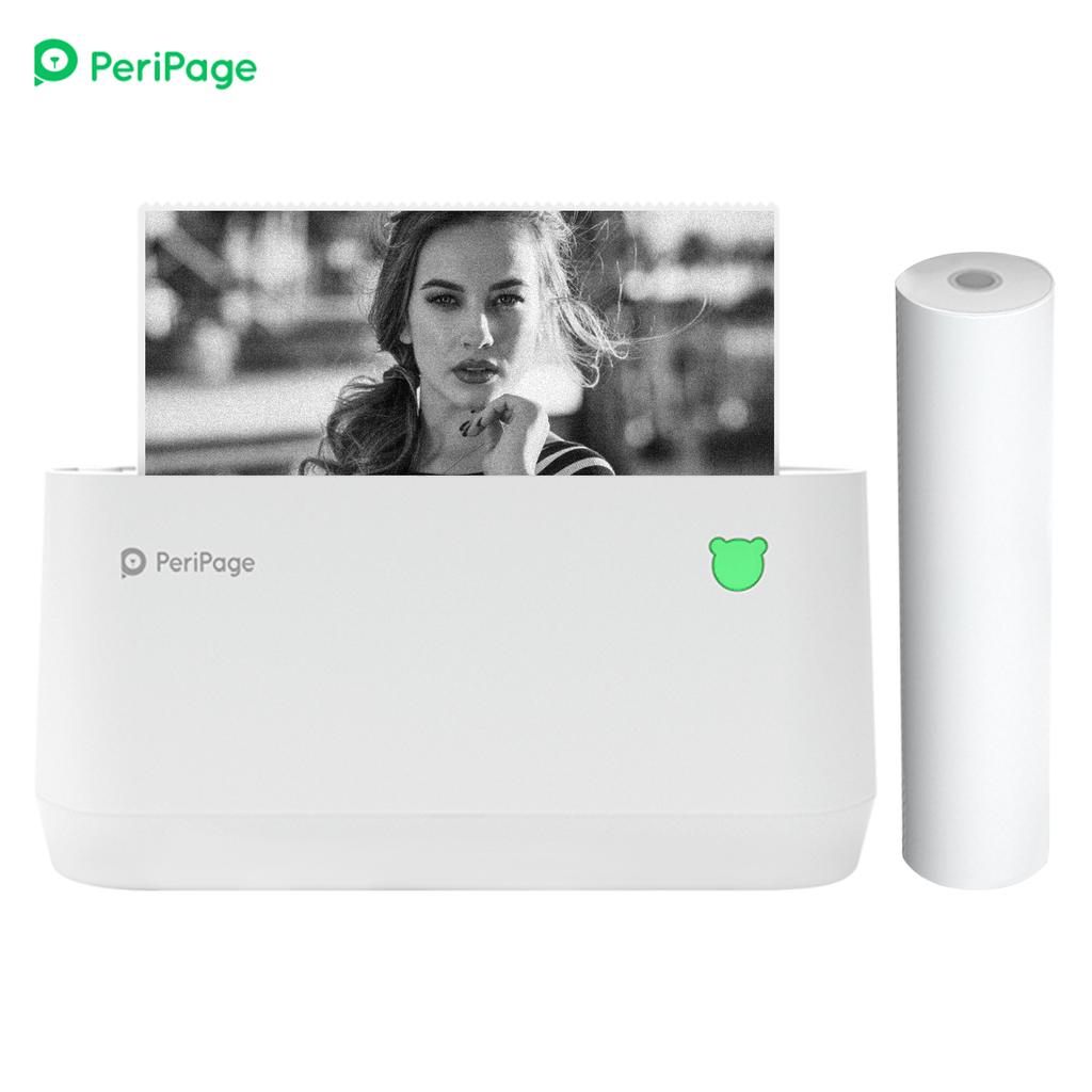 Мини-термопринтер PeriPage A9 MAX, портативный беспроводной фотопринтер BT с разрешением 203 точки на дюйм, без чернил