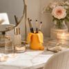 Lovely Desk Decor Curved Banana Storage Holder 3D Printed Practical Tabletop Organizer Cup for Pencils & Makeup Brushes