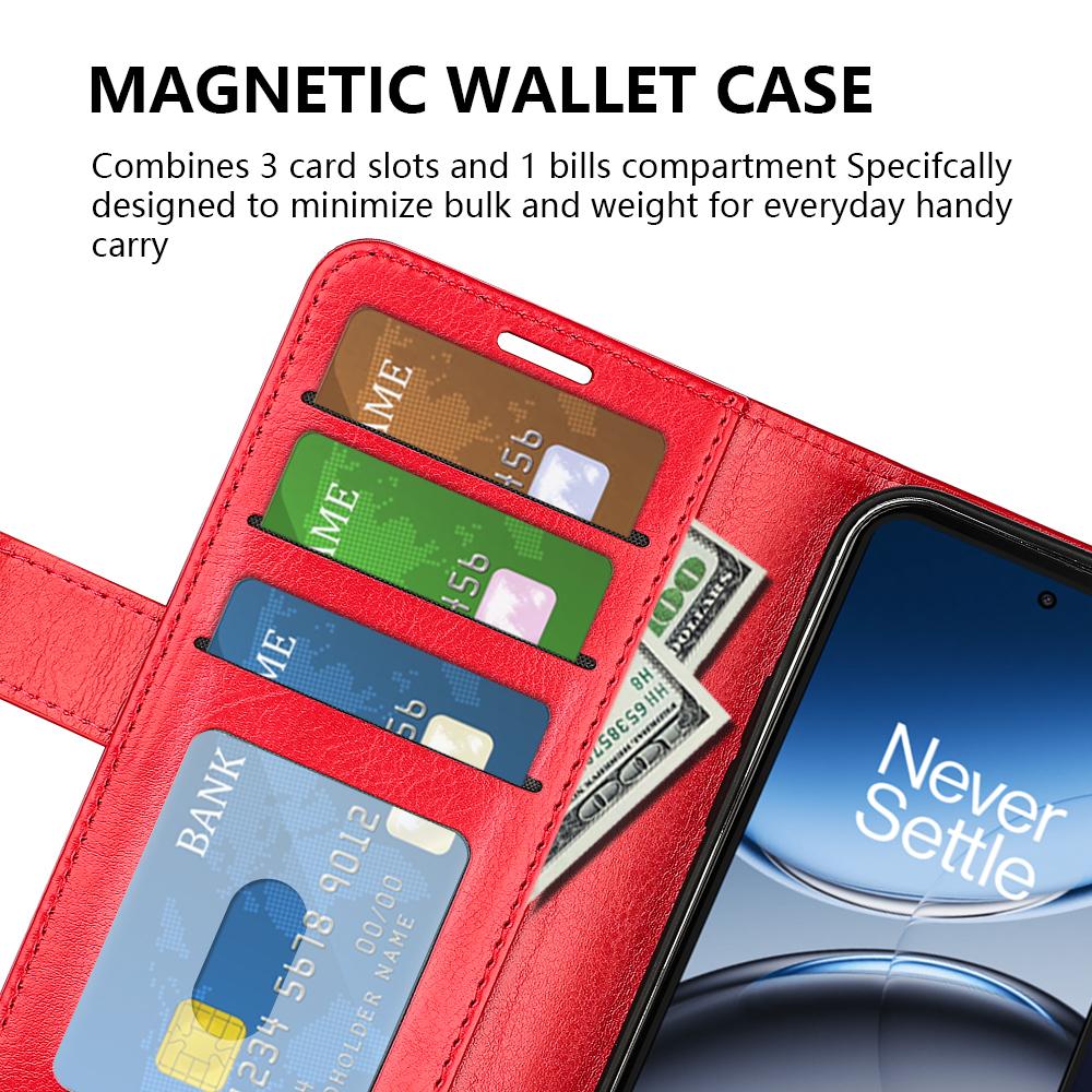 Для OnePlus Nord 4 Чехол-кошелек Текстура Crazy Horse Подставка Кожаный чехол для телефона