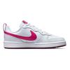 Nike Детские кроссовки Court Borough Low 2 GS Pure Platinum Pink Prime White Sangria BQ5448-015