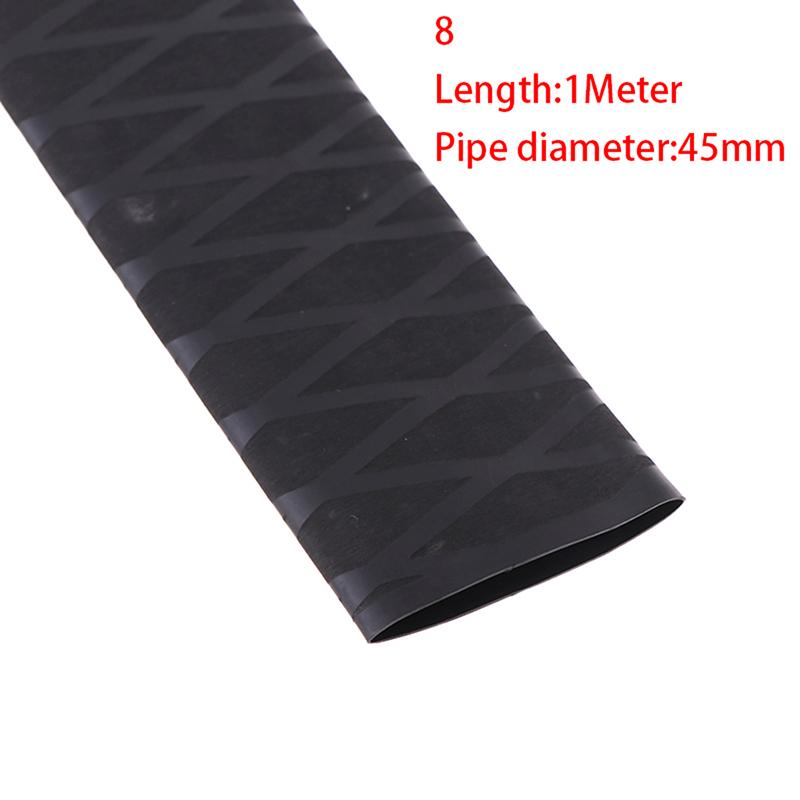 Противоскользящая термоусадочная трубка для удочки/ракетки/велосипедных ручек 1 м 18-40 мм