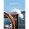 For 24 BYD Sealion 7 Sea Lion 07 EV Leather Steering Wheel Cover Slip-resistant and Breathable Protective Case Car Accessories