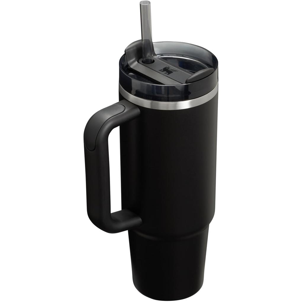 Stanley 1913 H2.0 Вакуумная термобутылка 0,89 л Черная 2.0 - Изолированная, Прочная, Бутылка для воды с трубочкой для лета, для использования на открытом воздухе, Можно мыть в посудомоечной машине, Гарантия (неподдельный