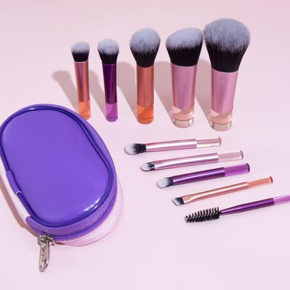10pcs/set Soft Bristles Cosmetic Brush Professional Makeup Tool Durable Make Up Supplies