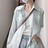 Thin Sun Protection Shirt Women's Spring/Summer Shirts Cardigan Jacket French Haute Couture Top