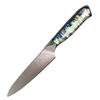 Damascus Steel Chef Knife Set with Self-Sharpening Blades and Shell Pattern Handle