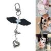 Handmade Beaded Phone Chain Wing Heart Bowknot Pendant Phone Chain Bag Charm Stylish Accessory for Fashion Enthusiasts