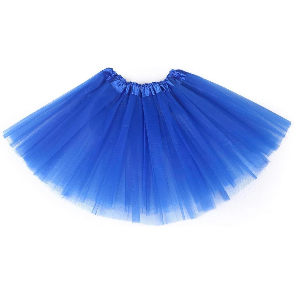 Girls Skirt 3 Layers Tulle Toddler Ballet Skirt,3-10 yrs Party Costume | 11.5" Kids TUTU Skirts, Ideal for Halloween Costumes Dress Up