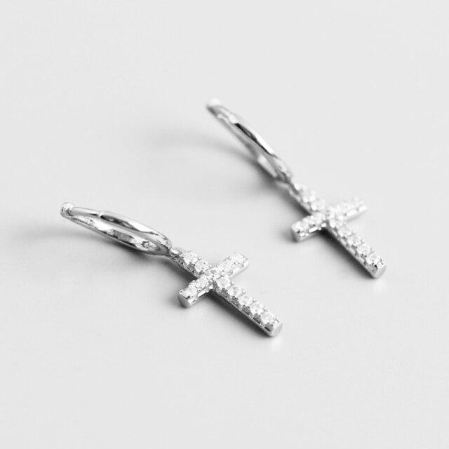 100% 925 пробы серебро маленькие круглые золотые молнии циркониевые серьги-кольца клипсы для женщин Pendientes геометрические