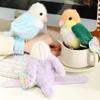 Stuffed Animal Parrot Clap Circle Toy Plush Hand Ring Slap Snap Wrap Parrot Key Chain Holiday Gift