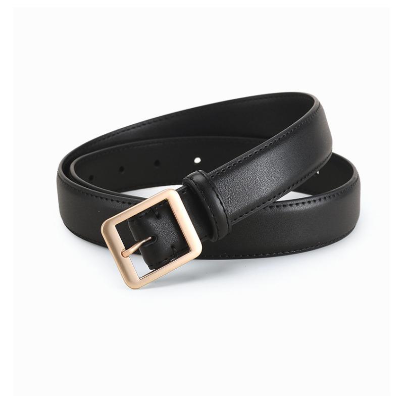 Ремень - женский минималистичный повседневный универсальный ремень - декоративный студенческий ремень для брюк - ремень из натуральной кожи