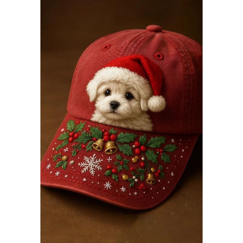 New Christmas Cool Santa Baseball Cap Truck Cap Unisex Holiday Accessories Cap