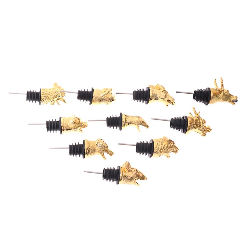 1 шт. из цинкового сплава, голова животных, пробки для бутылок вина, аэраторы для вина, подарок