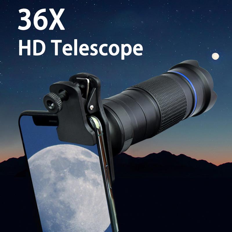 36x Telephoto Mobile Phone Camera Lens Multi Element Compact Universal Easy Install Zoom Lens Premium Smartphone Camera Lens