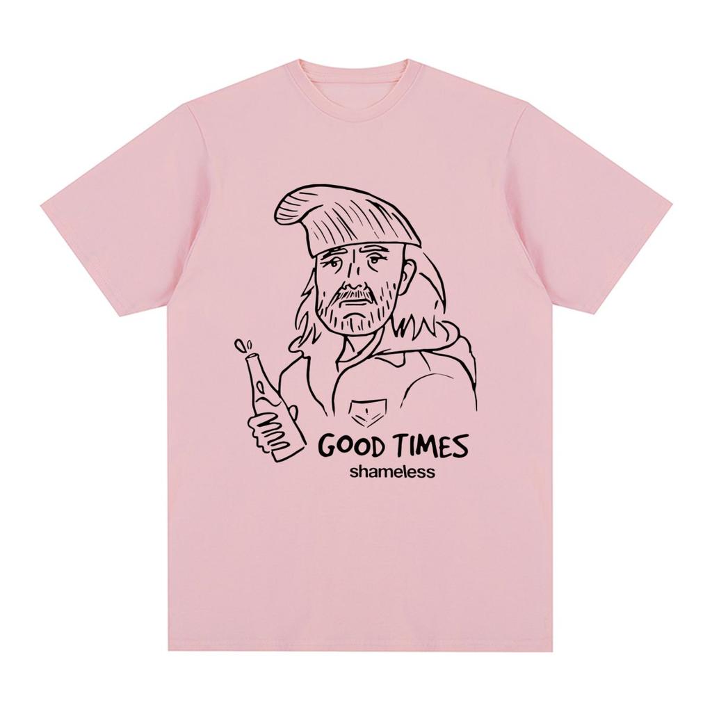 Хорошие времена Фрэнка Галлахера Винтажная футболка Бесстыдник Хлопок Мужская футболка Новая Футболка Женские Топы