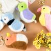 New Simulated Bird Pendant Plush Toy Parrot Doll Bag Hanging Keychain Rag Doll Doll Doll