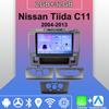 Android Carplay автомобильное радио для Nissan Tiida C11 2004-2013 мультимедийный проигрыватель головное устройство стерео GPS навигация BT WIFI 2+32 ГБ