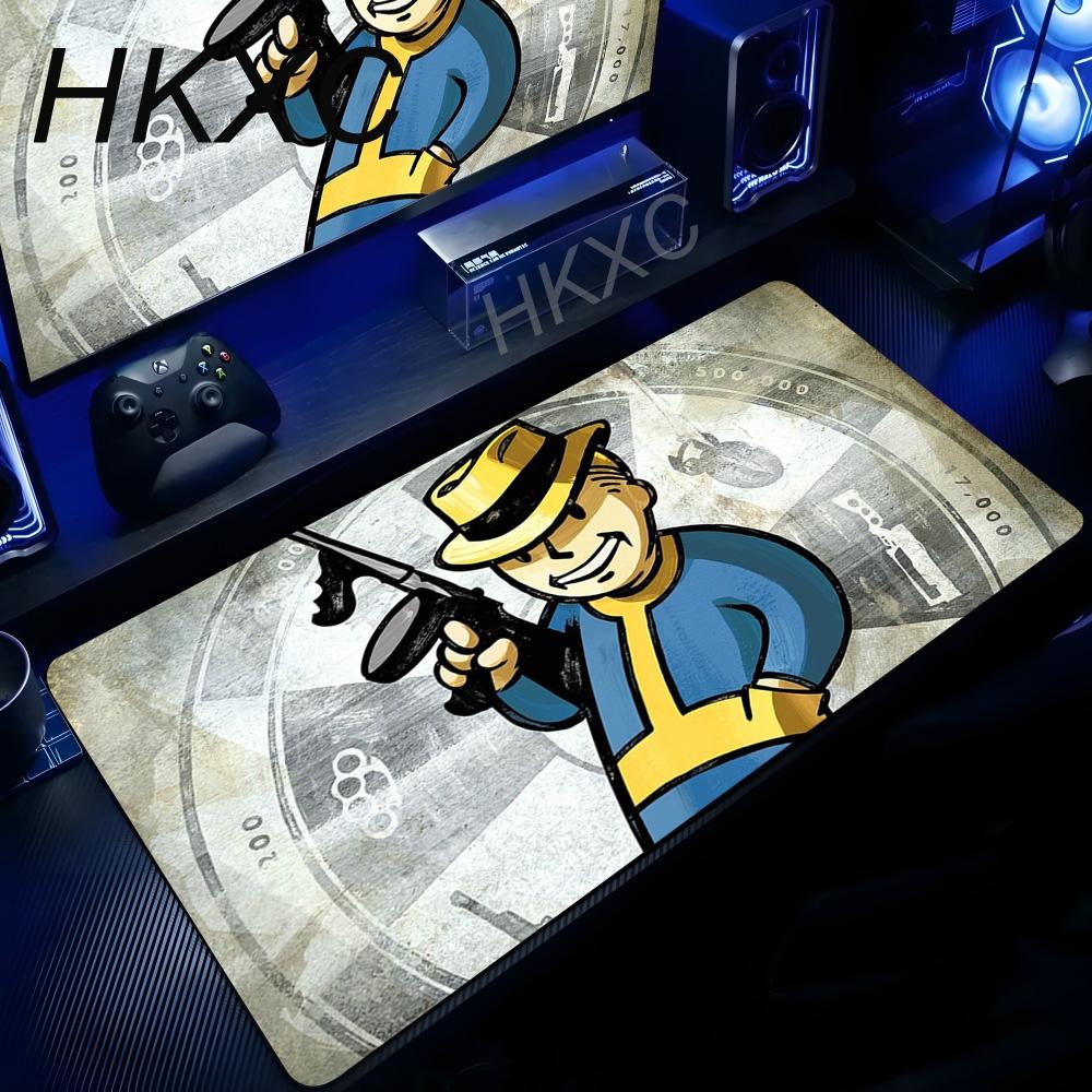 PC Gaming Large F-Fallout 4 Gamer Mouse Pad XXL Keyboard Non-slip Rubber Laptop Office Extended Desk Mats Computer Accessories