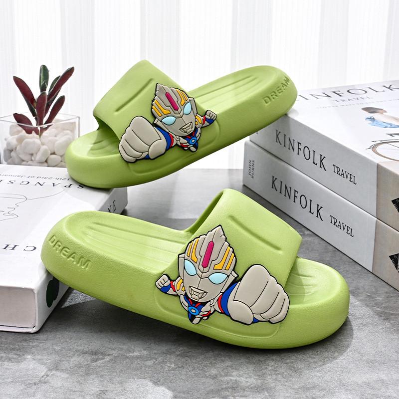 Детские летние тапочки Милый мультяшный дизайн Нескользящие Мягкие ЭВА Домашние тапочки Различные цвета