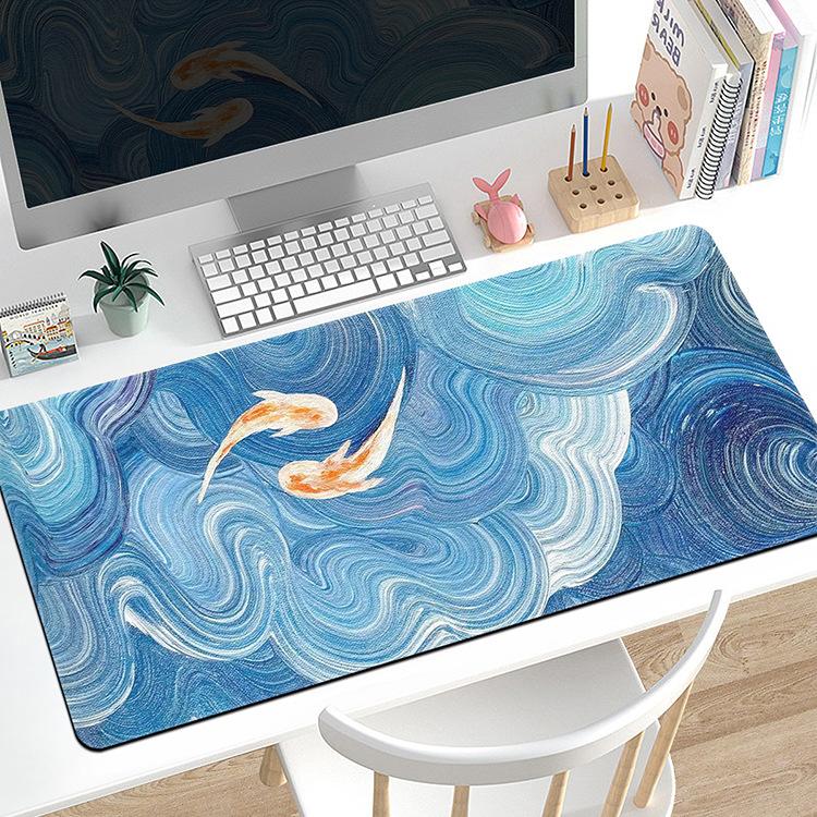 Коврик для мыши, домашний компьютерный стол, большой коврик для мыши для ПК, художественная клавиатура, ковер Mause, настольный коврик, офисные аксессуары