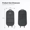 CRWOQ1 PU Leather Car Seat Back Protective Cover Anti Kick Pad For Tesla Model 3 Model S Model X Model Y Cybertruck Roadster SpaceX