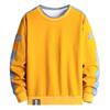 Winter Sweatshirt Long Sleeves Cold-proof Thermal Mid Length Men Autumn Sweatshirt for Daily Wear