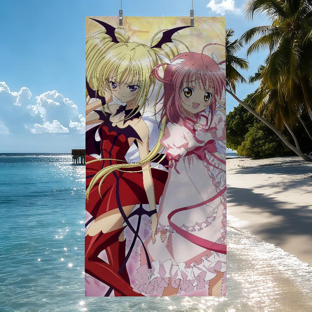 Комикс Shugo Chara РОЗОВЫЙ Полотенце Быстросохнущие Пляжные полотенца Подходят Для Бассейнов Кемпинга Йоги И Тренажерного зала