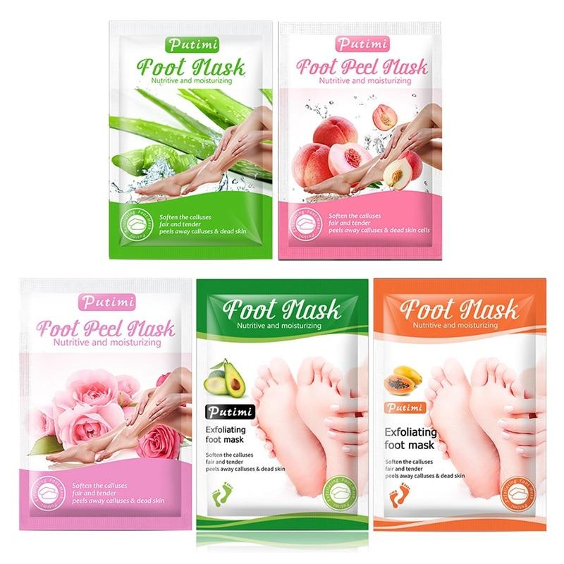 Отбеливающие носки для педикюра для ног, пилинг-маска, отшелушивающий уход за ногами, антивозрастные увлажняющие пилинг-маски для удаления омертвевшей кожи
