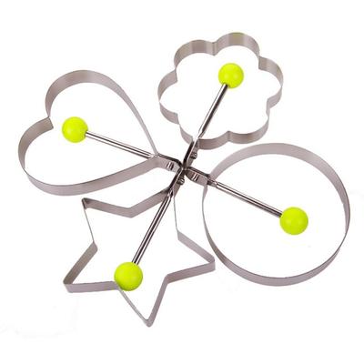 4 формы формы для жарки из нержавеющей стали, форма для омлета, жареное яйцо, формирователь блинов, кухонные аксессуары