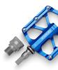 Lightweight Platform Bicycle Pedals with Aluminum Bearings and QR Quick Release