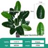 Artificial Green Plant Arrangement with 18 Leaves for Scenic Décor in Hotels and Malls