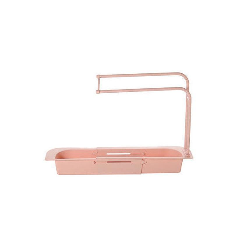 Телескопическая полка для раковины, сушилка, кухонный органайзер, держатель для мыла, губка, вешалка для полотенец, органайзер для хранения, корзина, аксессуары для гаджетов