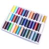 39-Color Needle & Thread Set: Includes Boxed Colored, Black & White Threads and Needles for Mending & Hand Sewing
