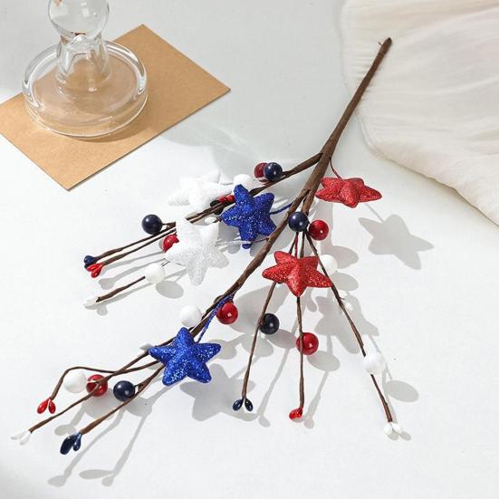 Искусственный стебель цветка тюльпана, ягодные пики в форме сердца для Дня святого Валентина, годовщины, цветочных букетов, свадьбы, домашнего декора